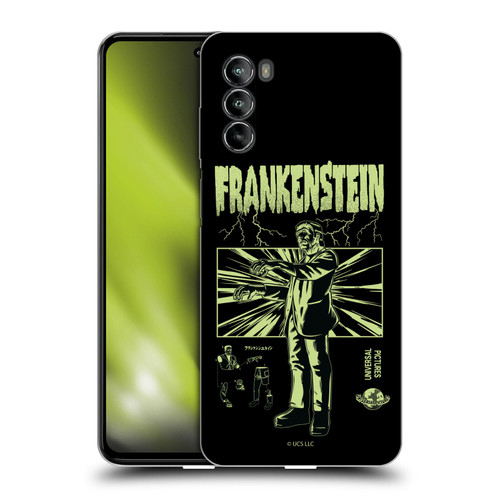 Universal Monsters Frankenstein Lightning Soft Gel Case for Motorola Moto G82 5G