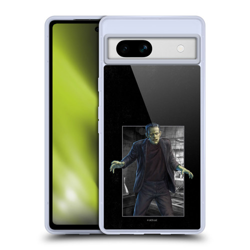 Universal Monsters Frankenstein Frame Soft Gel Case for Google Pixel 7a