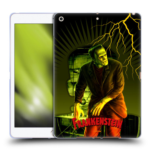 Universal Monsters Frankenstein Yellow Soft Gel Case for Apple iPad 10.2 2019/2020/2021