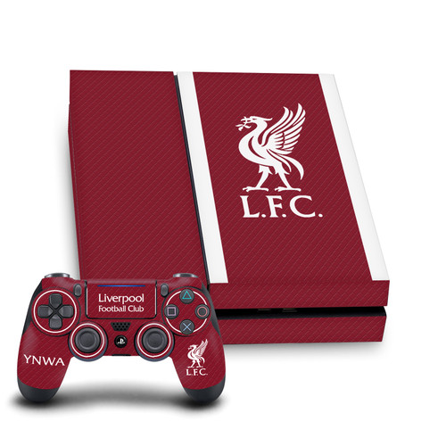 Liverpool Football Club 2023/24 Home Kit Vinyl Sticker Skin Decal Cover for Sony PS4 Console & Controller