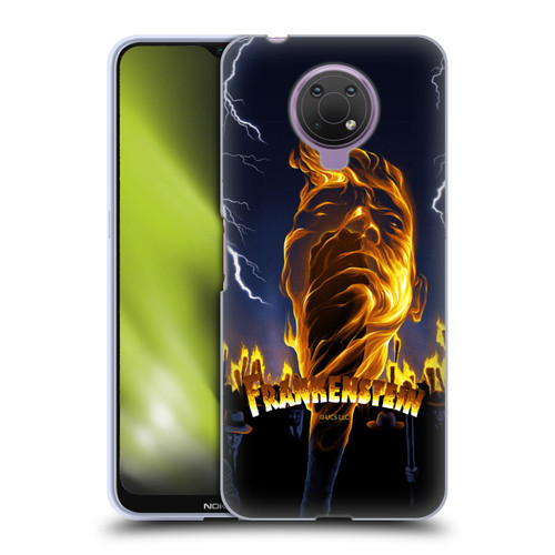 Universal Monsters Frankenstein Flame Soft Gel Case for Nokia G10