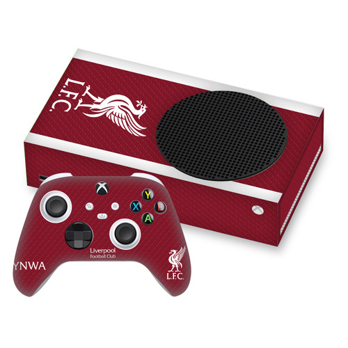 Liverpool Football Club 2023/24 Home Kit Vinyl Sticker Skin Decal Cover for Microsoft Series S Console & Controller