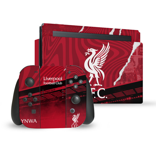 Liverpool Football Club 2023/24 Logo Stadium Vinyl Sticker Skin Decal Cover for Nintendo Switch Bundle