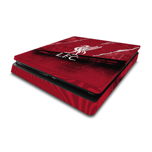 Liverpool Football Club 2023/24 Logo Stadium Vinyl Sticker Skin Decal Cover for Sony PS4 Slim Console