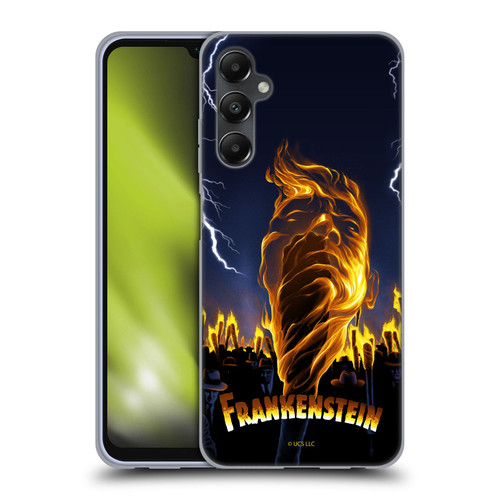 Universal Monsters Frankenstein Flame Soft Gel Case for Samsung Galaxy A05s