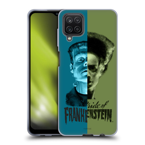 Universal Monsters Frankenstein Half Soft Gel Case for Samsung Galaxy A12 (2020)
