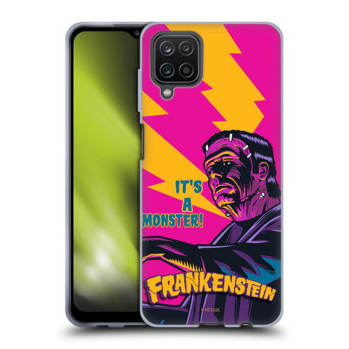 Universal Monsters Frankenstein It's A Monster Soft Gel Case for Samsung Galaxy A12 (2020)