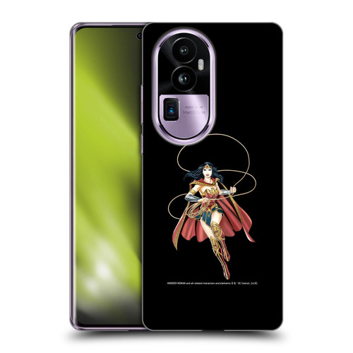 Wonder Woman DC Comics Character Art Lasso Of Truth Soft Gel Case for OPPO Reno10 Pro+