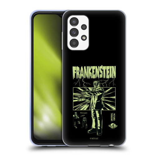 Universal Monsters Frankenstein Lightning Soft Gel Case for Samsung Galaxy A13 (2022)