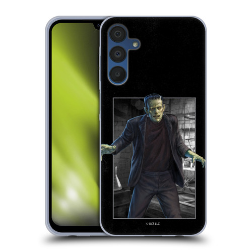 Universal Monsters Frankenstein Frame Soft Gel Case for Samsung Galaxy A15