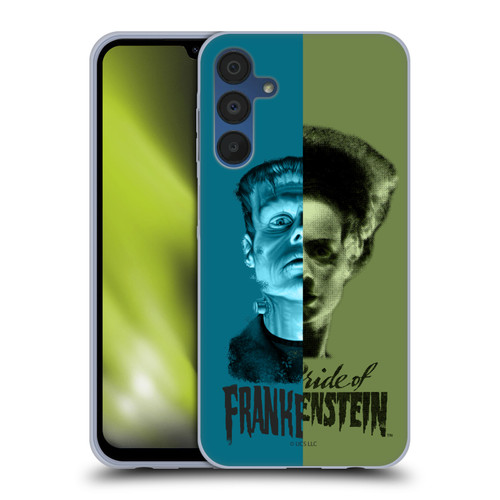 Universal Monsters Frankenstein Half Soft Gel Case for Samsung Galaxy A15