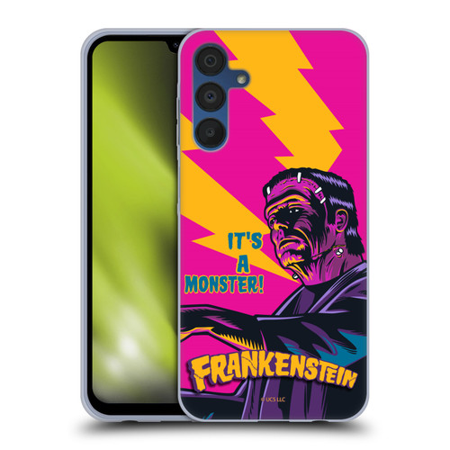 Universal Monsters Frankenstein It's A Monster Soft Gel Case for Samsung Galaxy A15