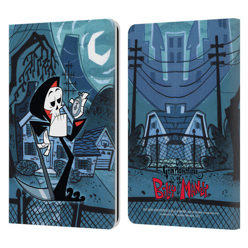 The Grim Adventures of Billy & Mandy Graphics Grim Leather Book Wallet Case Cover For Amazon Kindle Paperwhite 1 / 2 / 3