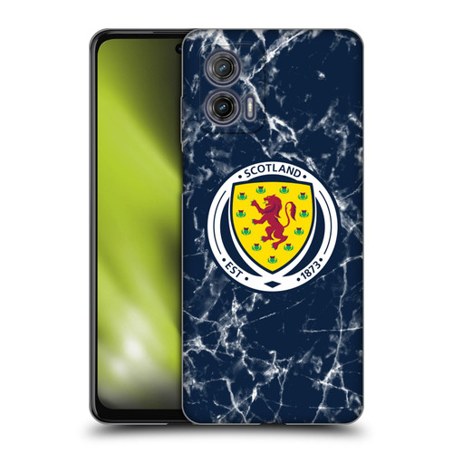 Scotland National Football Team Logo 2 Marble Soft Gel Case for Motorola Moto G73 5G
