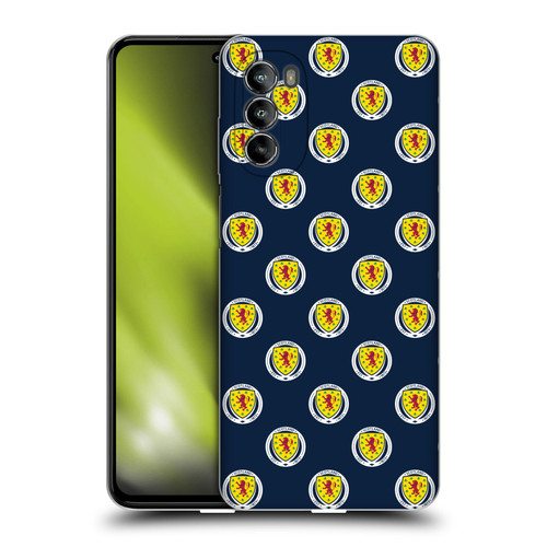 Scotland National Football Team Logo 2 Pattern Soft Gel Case for Motorola Moto G82 5G