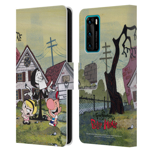 The Grim Adventures of Billy & Mandy Graphics Poster Leather Book Wallet Case Cover For Huawei P40 5G