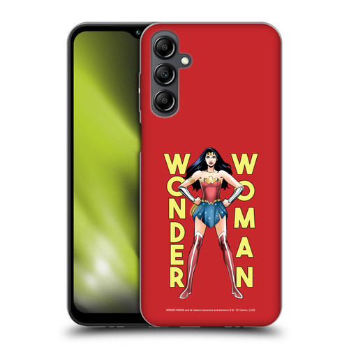 Wonder Woman DC Comics Character Art Stand Soft Gel Case for Samsung Galaxy M14 5G