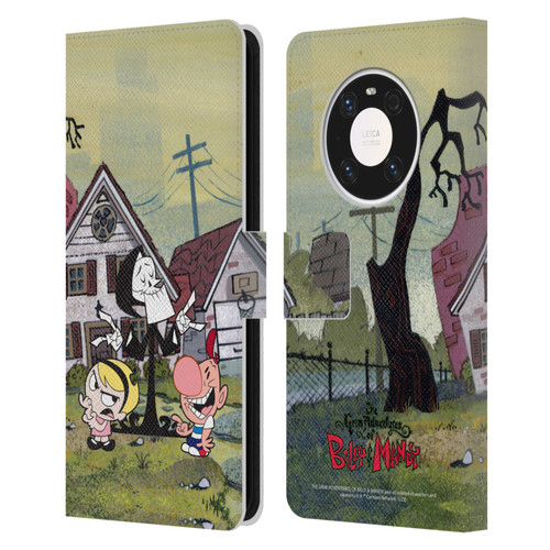 The Grim Adventures of Billy & Mandy Graphics Poster Leather Book Wallet Case Cover For Huawei Mate 40 Pro 5G