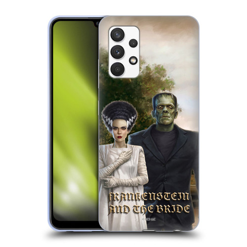 Universal Monsters Frankenstein Photo Soft Gel Case for Samsung Galaxy A32 (2021)