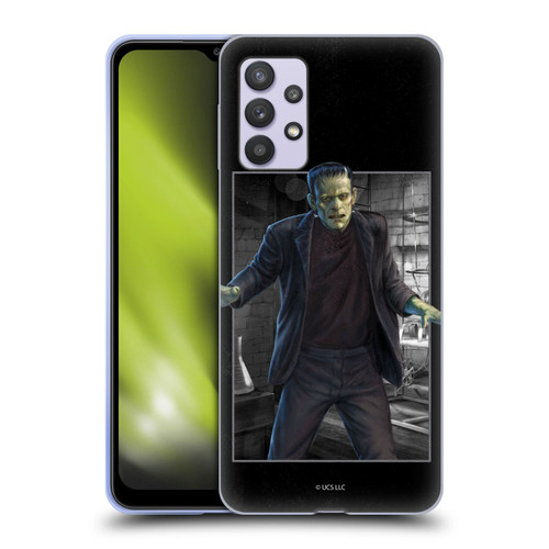 Universal Monsters Frankenstein Frame Soft Gel Case for Samsung Galaxy A32 5G / M32 5G (2021)