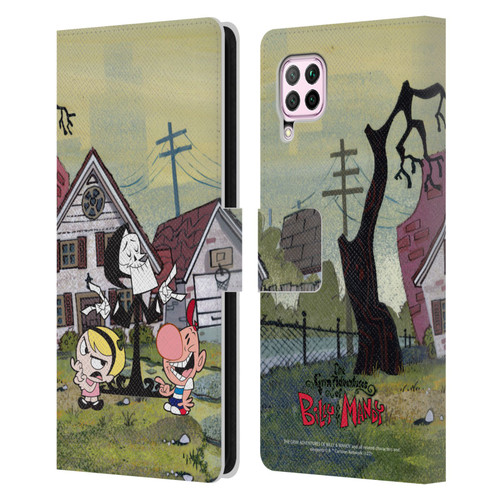 The Grim Adventures of Billy & Mandy Graphics Poster Leather Book Wallet Case Cover For Huawei Nova 6 SE / P40 Lite