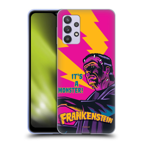 Universal Monsters Frankenstein It's A Monster Soft Gel Case for Samsung Galaxy A32 5G / M32 5G (2021)