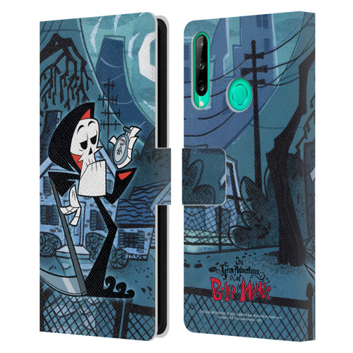 The Grim Adventures of Billy & Mandy Graphics Grim Leather Book Wallet Case Cover For Huawei P40 lite E