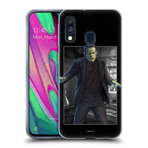Universal Monsters Frankenstein Frame Soft Gel Case for Samsung Galaxy A40 (2019)