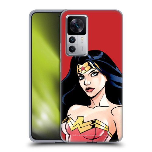 Wonder Woman DC Comics Character Art Portrait Soft Gel Case for Xiaomi 12T 5G / 12T Pro 5G / Redmi K50 Ultra 5G