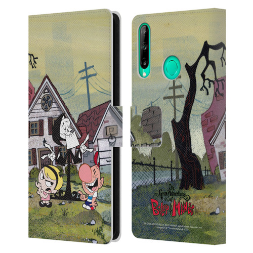 The Grim Adventures of Billy & Mandy Graphics Poster Leather Book Wallet Case Cover For Huawei P40 lite E