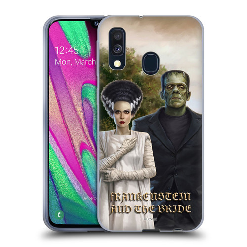 Universal Monsters Frankenstein Photo Soft Gel Case for Samsung Galaxy A40 (2019)