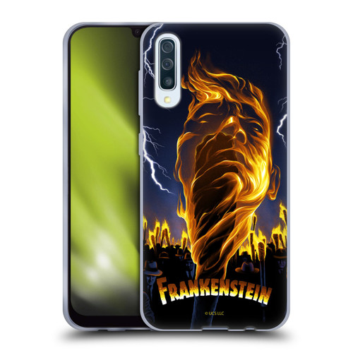 Universal Monsters Frankenstein Flame Soft Gel Case for Samsung Galaxy A50/A30s (2019)
