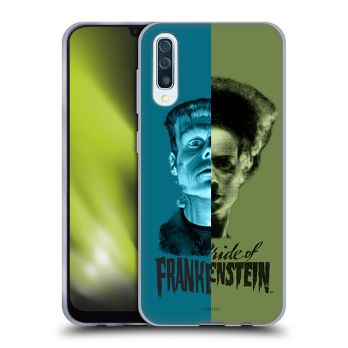 Universal Monsters Frankenstein Half Soft Gel Case for Samsung Galaxy A50/A30s (2019)
