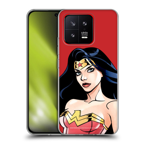 Wonder Woman DC Comics Character Art Portrait Soft Gel Case for Xiaomi 13 5G