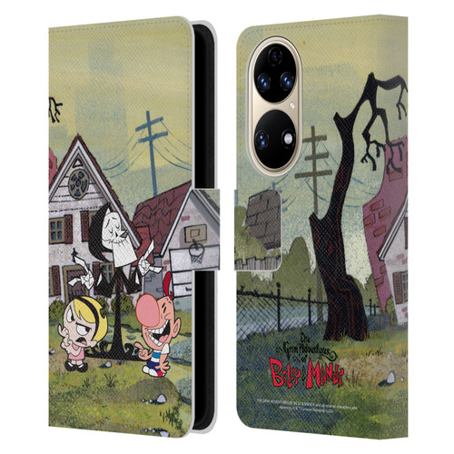 The Grim Adventures of Billy & Mandy Graphics Poster Leather Book Wallet Case Cover For Huawei P50
