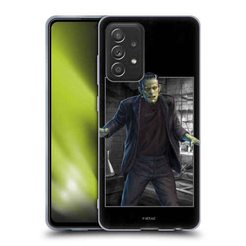 Universal Monsters Frankenstein Frame Soft Gel Case for Samsung Galaxy A52 / A52s / 5G (2021)