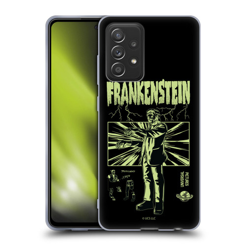Universal Monsters Frankenstein Lightning Soft Gel Case for Samsung Galaxy A52 / A52s / 5G (2021)