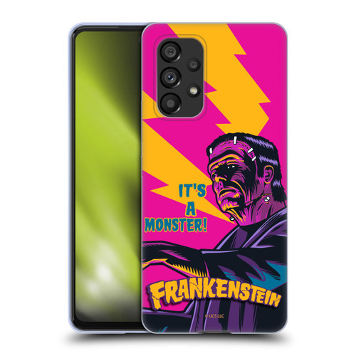 Universal Monsters Frankenstein It's A Monster Soft Gel Case for Samsung Galaxy A53 5G (2022)