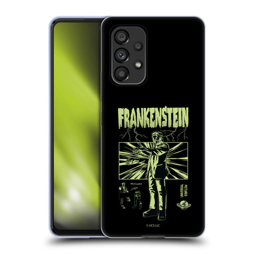 Universal Monsters Frankenstein Lightning Soft Gel Case for Samsung Galaxy A53 5G (2022)