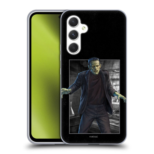 Universal Monsters Frankenstein Frame Soft Gel Case for Samsung Galaxy A54 5G