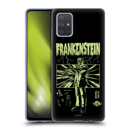 Universal Monsters Frankenstein Lightning Soft Gel Case for Samsung Galaxy A71 (2019)