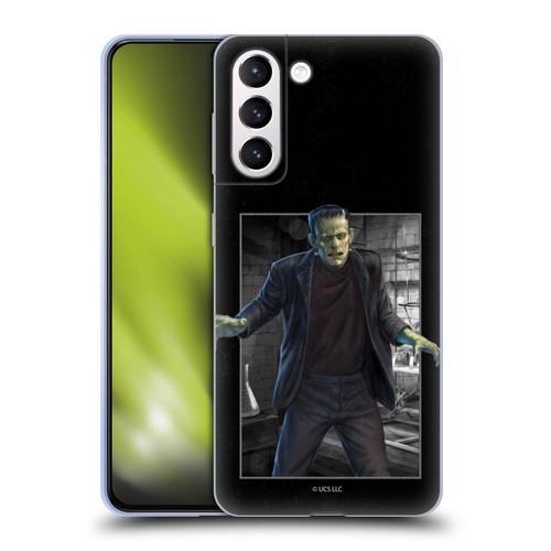Universal Monsters Frankenstein Frame Soft Gel Case for Samsung Galaxy S21+ 5G