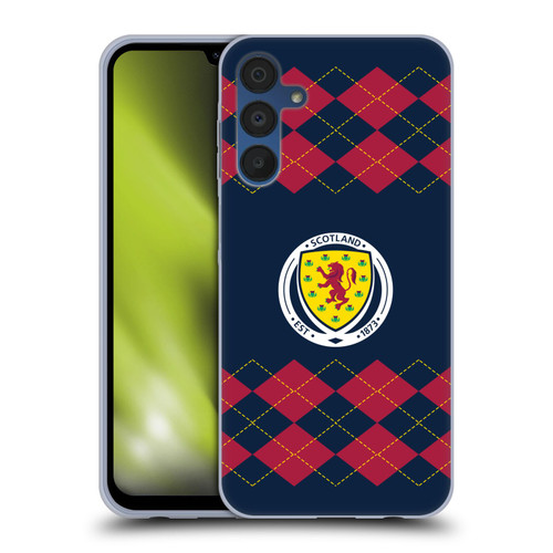 Scotland National Football Team Logo 2 Argyle Soft Gel Case for Samsung Galaxy A15
