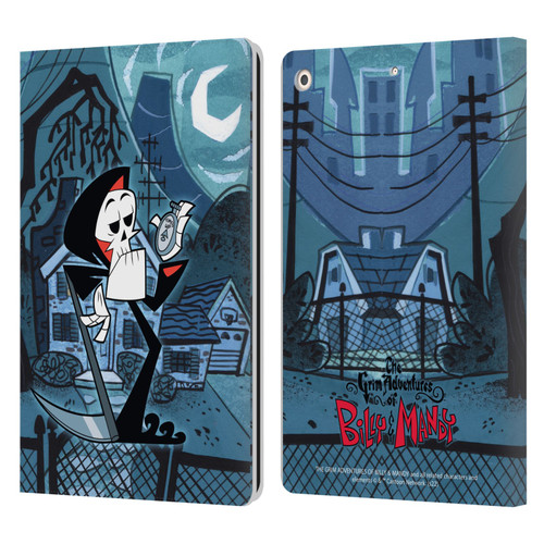 The Grim Adventures of Billy & Mandy Graphics Grim Leather Book Wallet Case Cover For Apple iPad 10.2 2019/2020/2021