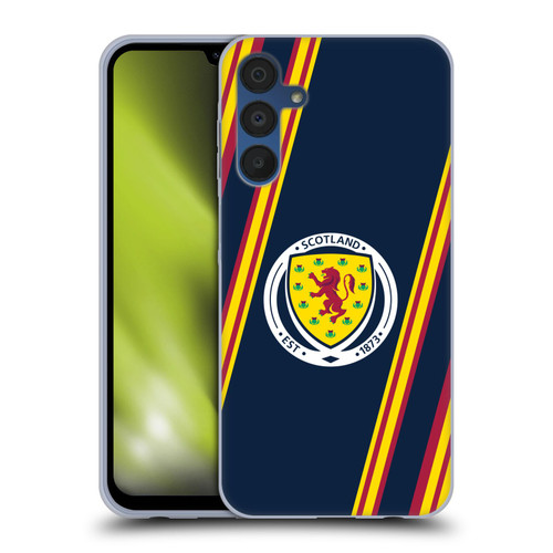 Scotland National Football Team Logo 2 Stripes Soft Gel Case for Samsung Galaxy A15