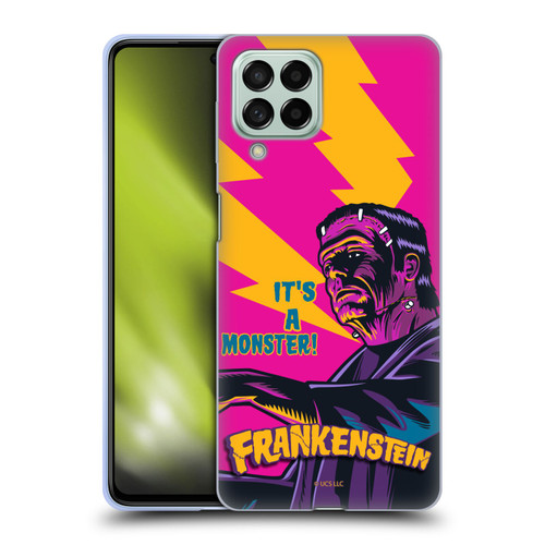 Universal Monsters Frankenstein It's A Monster Soft Gel Case for Samsung Galaxy M53 (2022)