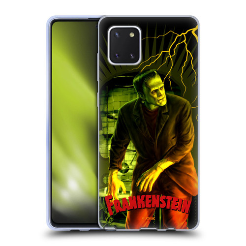 Universal Monsters Frankenstein Yellow Soft Gel Case for Samsung Galaxy Note10 Lite