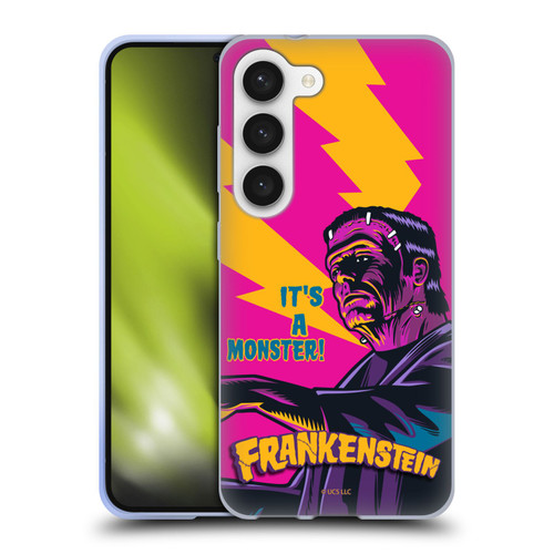 Universal Monsters Frankenstein It's A Monster Soft Gel Case for Samsung Galaxy S23 5G