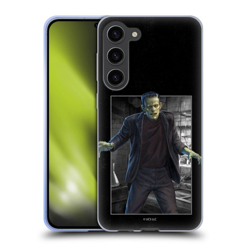 Universal Monsters Frankenstein Frame Soft Gel Case for Samsung Galaxy S23+ 5G