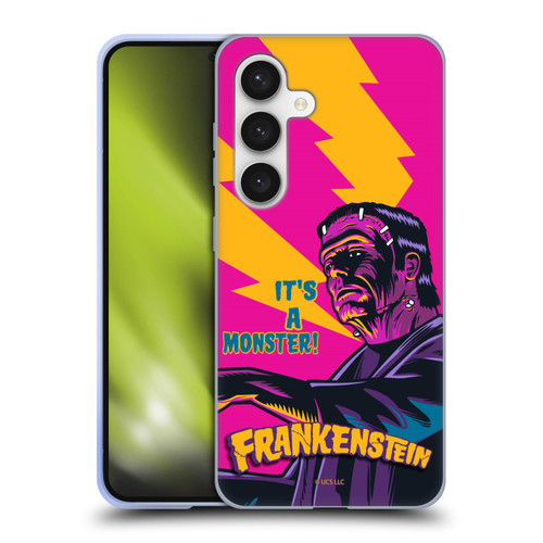 Universal Monsters Frankenstein It's A Monster Soft Gel Case for Samsung Galaxy S24 5G